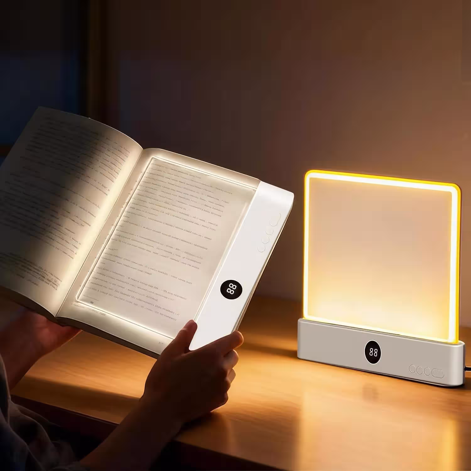 Lampada da lettura a LED con protezione agli occhi e ricarica USB