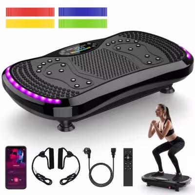 Plataforma de entrenamiento vibratoria de 200 kg con Bluetooth