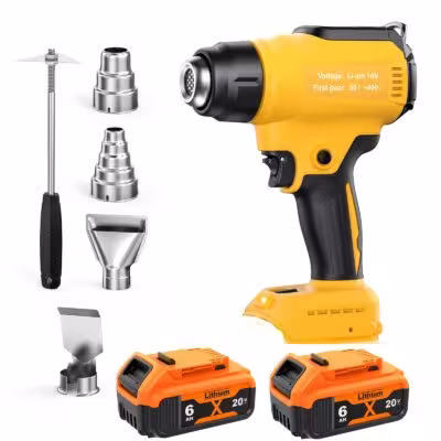 18V Wireless Calefacción Guilt Electric Dewalt 20V DCB200 Herramientas de batería