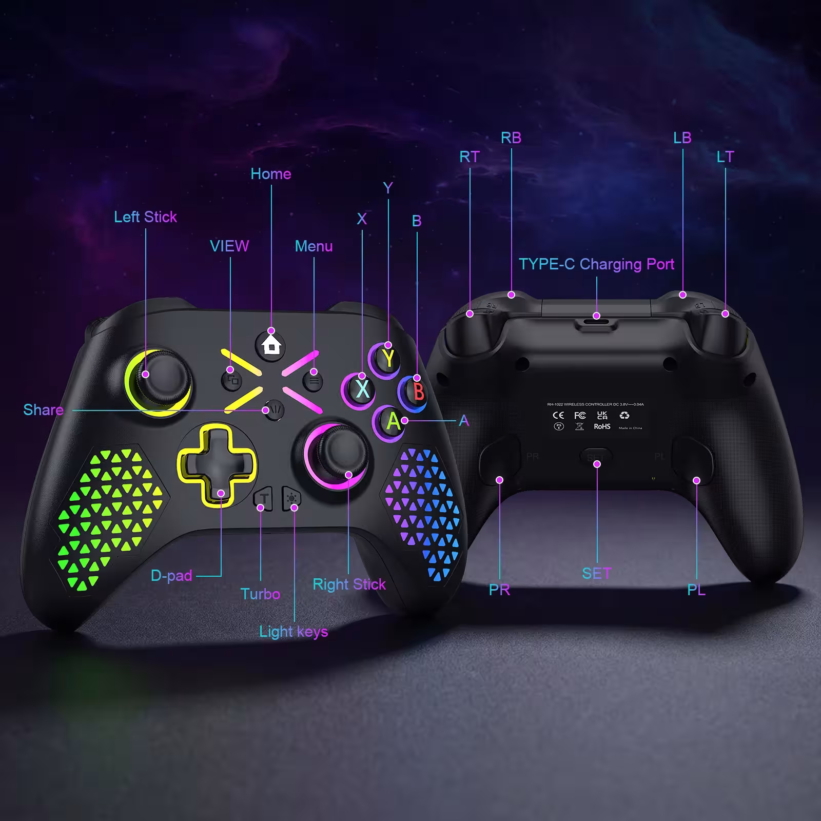 controller di gioco wireless