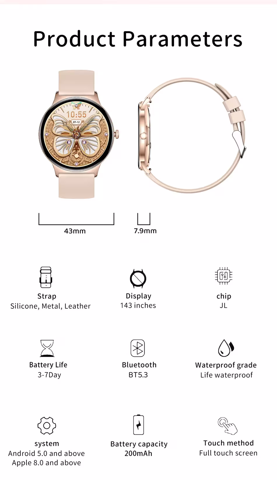 orologio intelligente per le donne