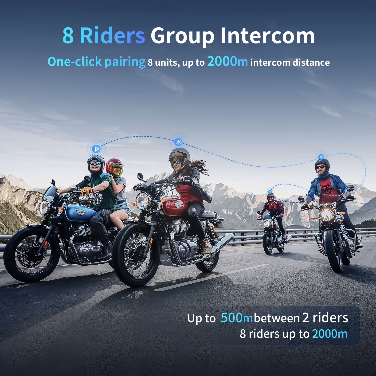 motorcycle Bluetooth helmet headset