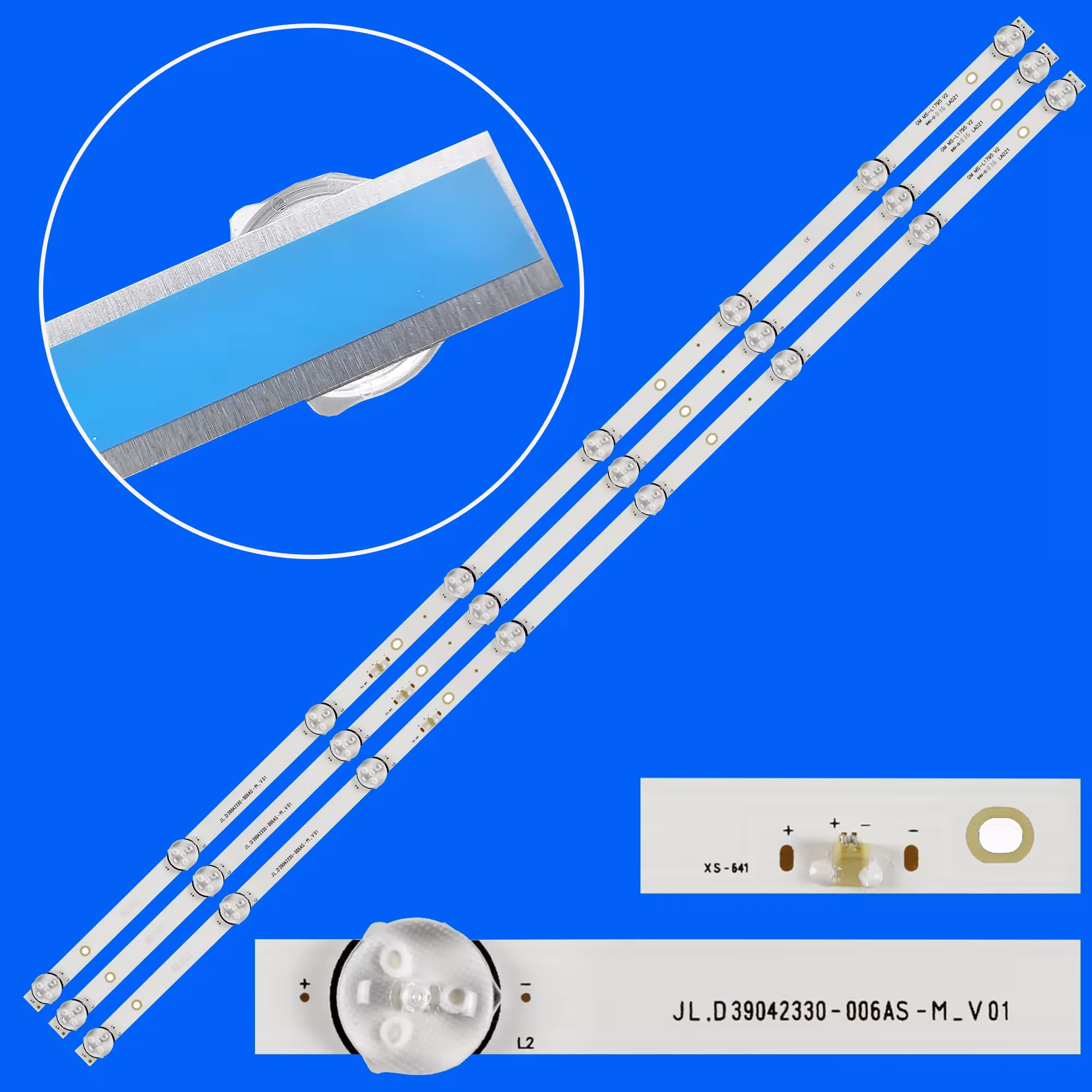 LED Backlight juosta MS-L1795 V2 SW-LED40SA303 TF-LED40S82T2S televizoriui