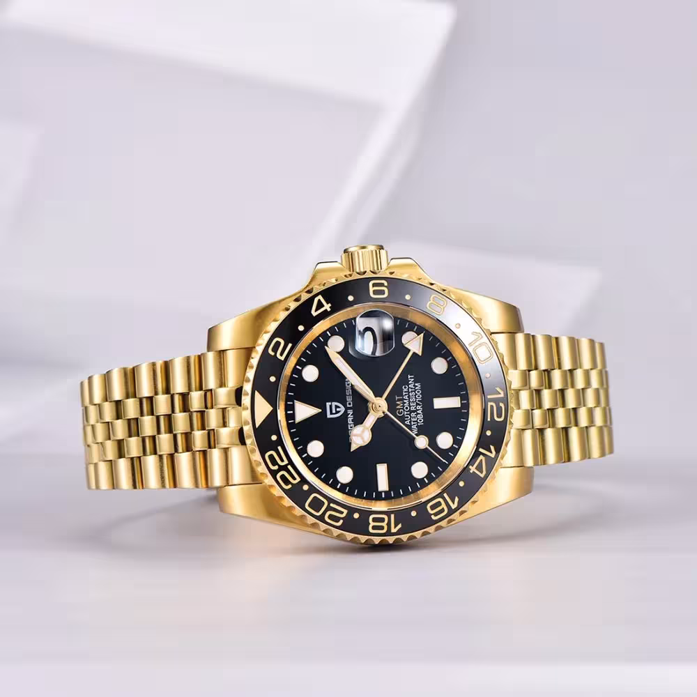 horloge GMT automatique pour hommes