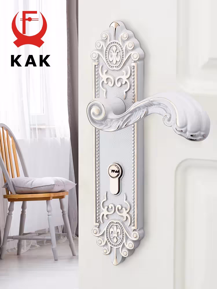 Serrure de porte KAK avec clés, or