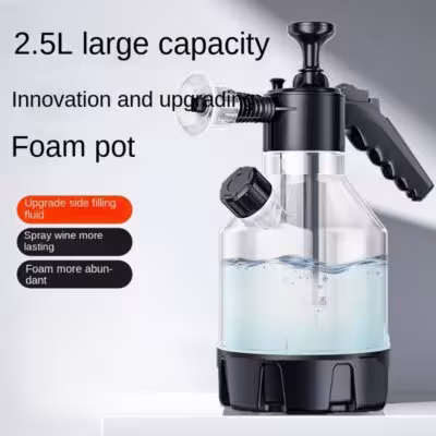 2,5L Ręczny opryskiwacz do pianki z 3 dyszami pneumatyczna pianka śnieżna