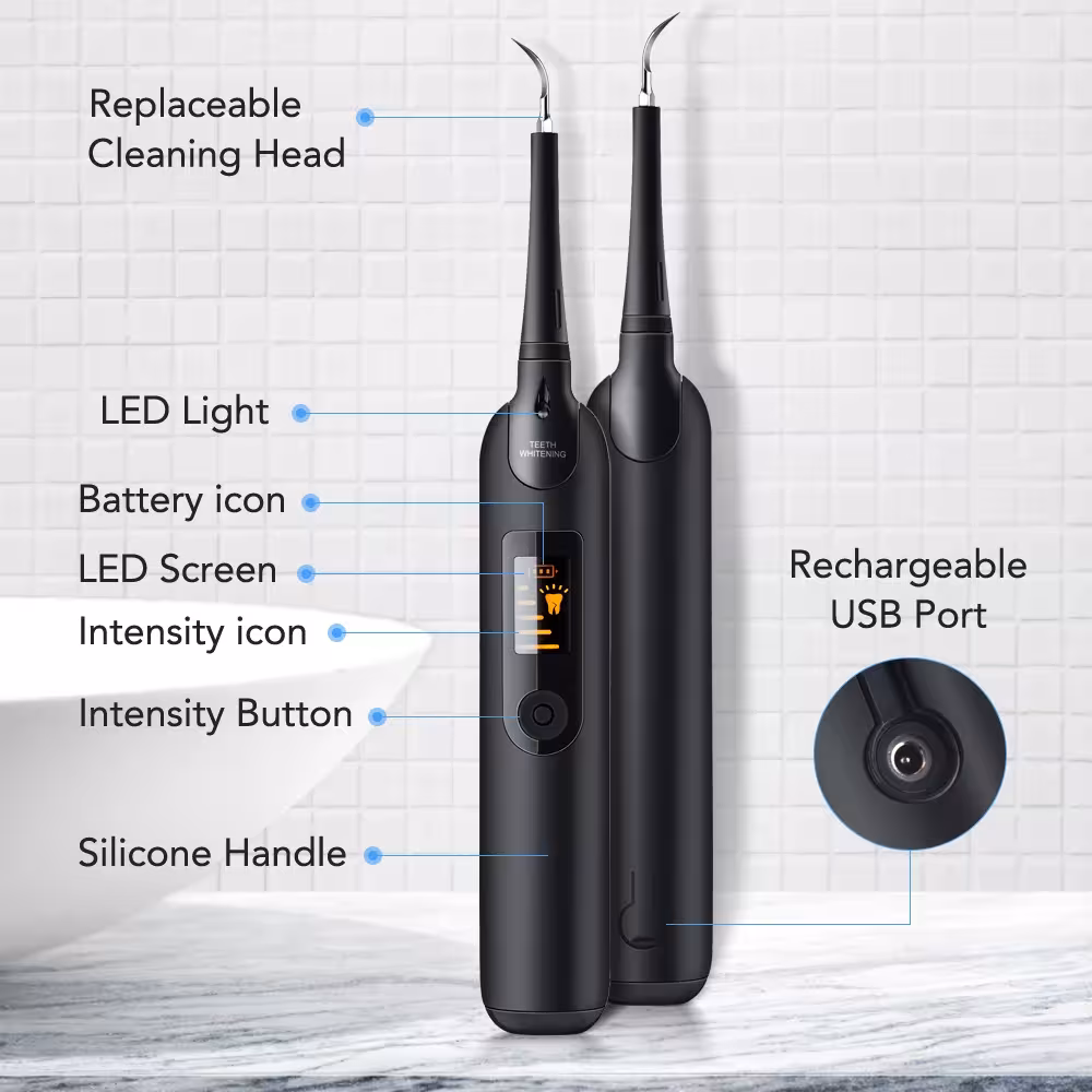 brosse à dents électrique à ultrasons LED