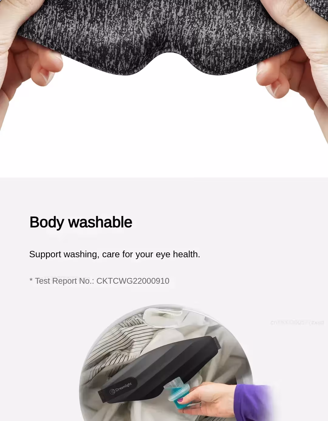 mascarilla para dormir