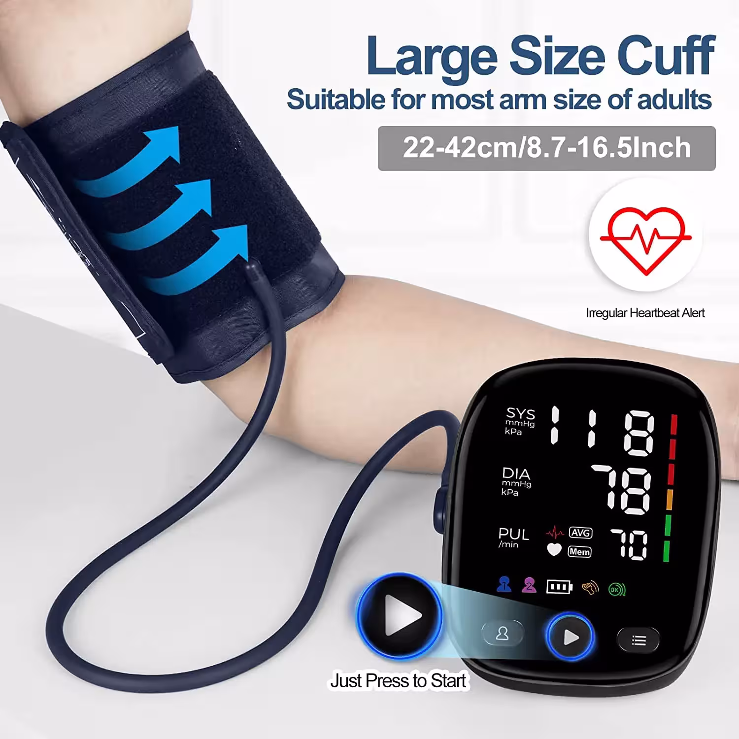 medidor automático de presión arterial