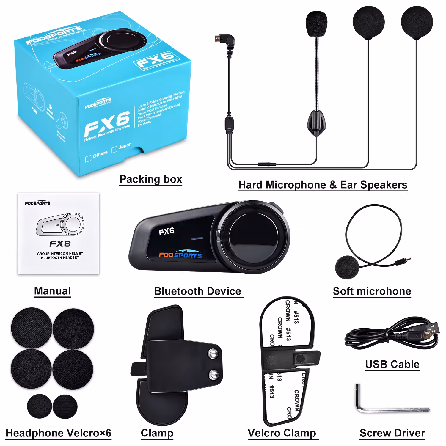 motorcycle intercom Bluetooth