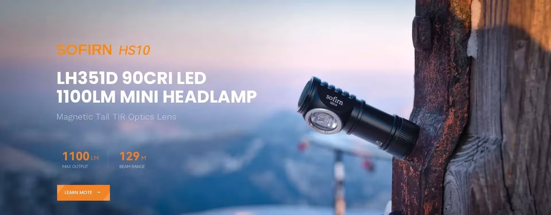 LED headlamp USB C