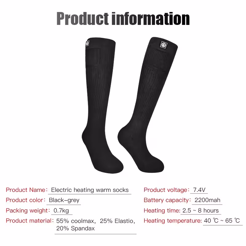 calcetines térmicos eléctricos
