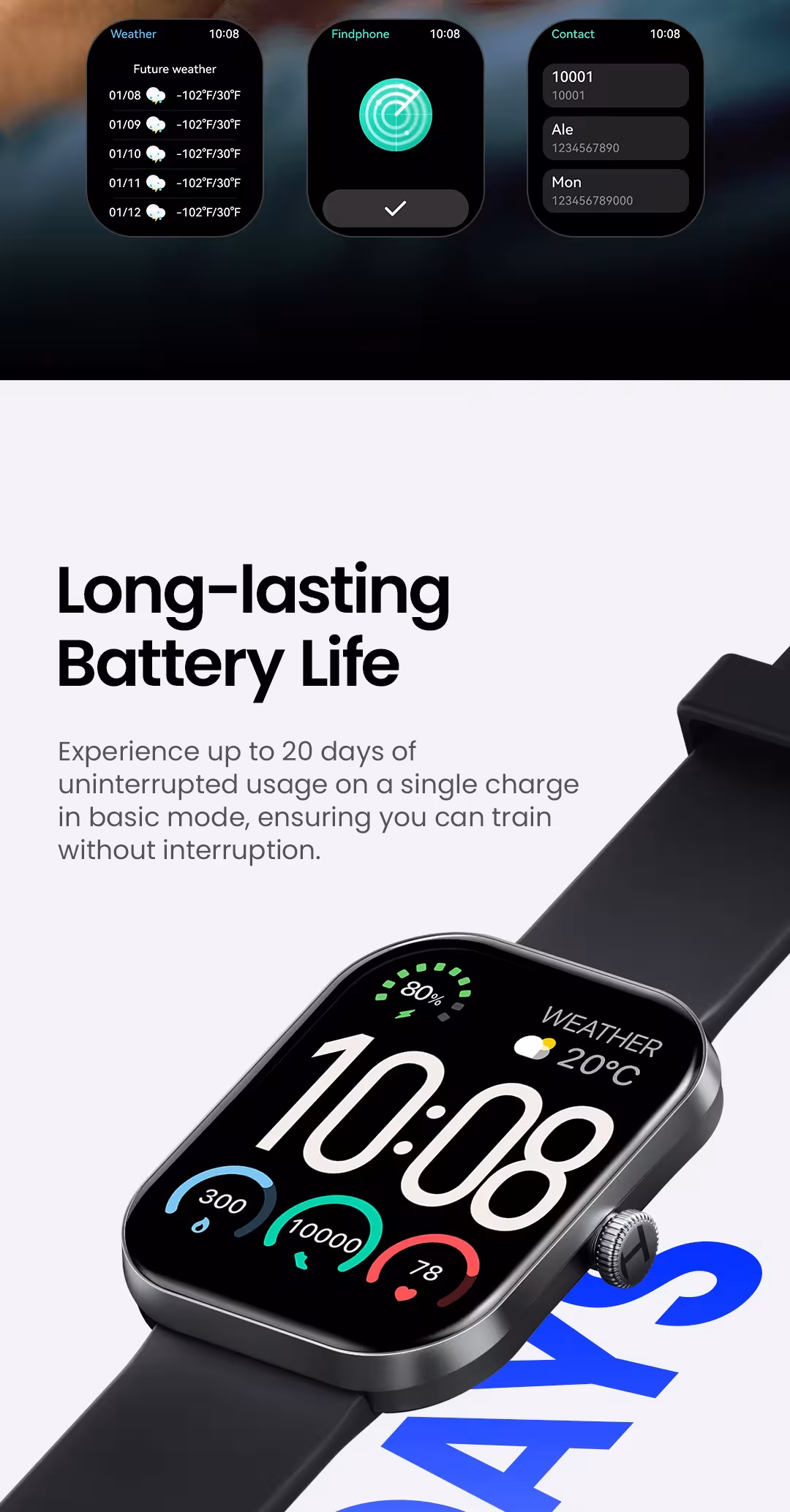 smart watch mit gesundheit