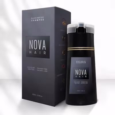 Nova plaukų dažymo šampūnas 3 in 1 vyrams ir moterims 200 ml
