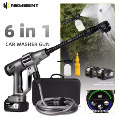 3500W 200Bar Cordless Electric High Pressure Washer for Makita 18V Battery