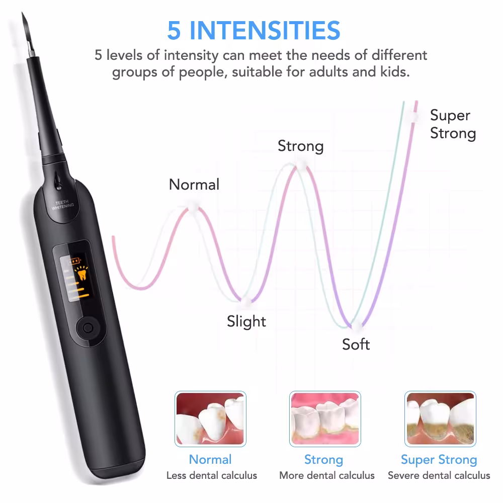 brosse à dents électrique à ultrasons LED