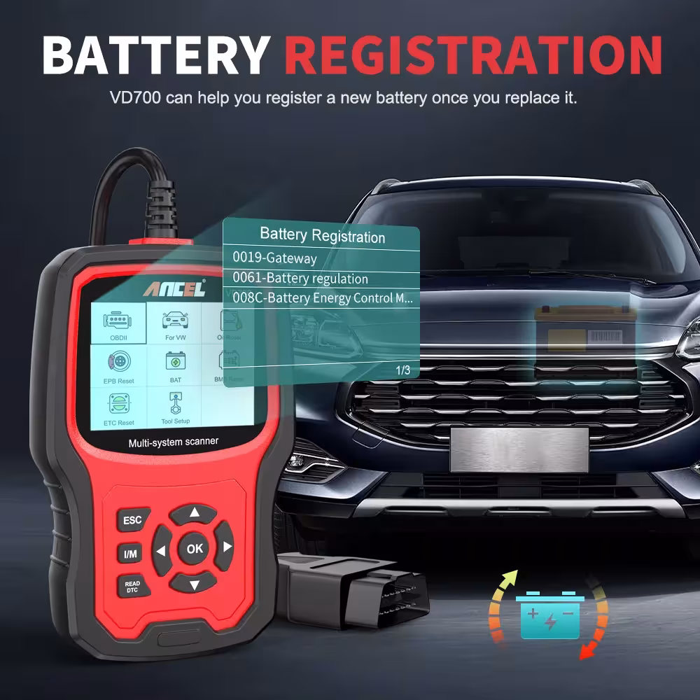 Escáner OBD2 para VW Audi