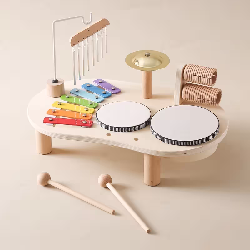 Juguetes musicales de madera para niños