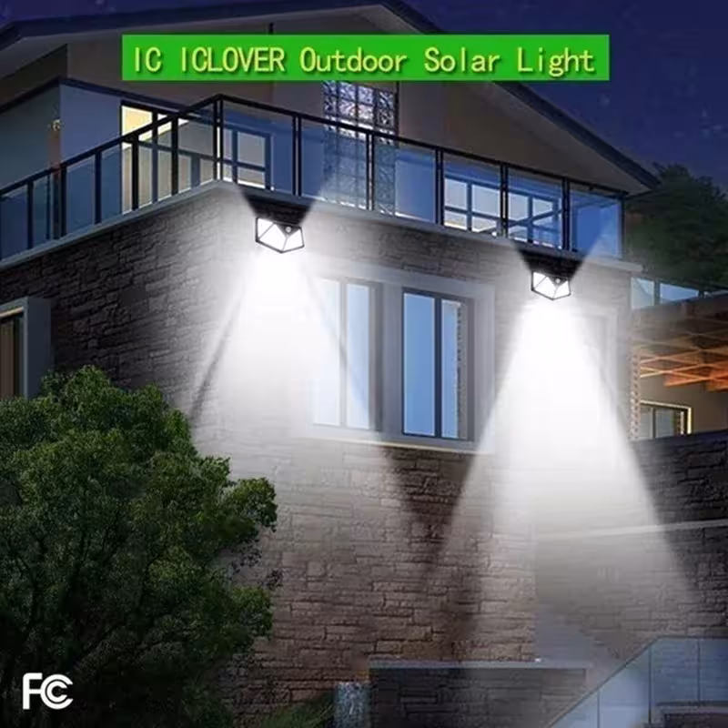 solar energy LED wall light