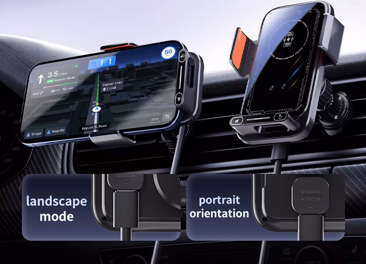 wireless car phone holder