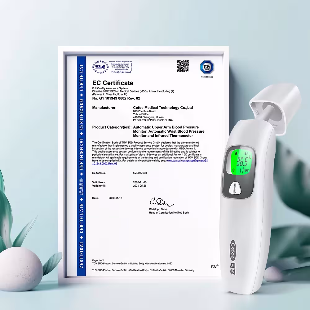 Thermomètre numérique pour oreille de bélier