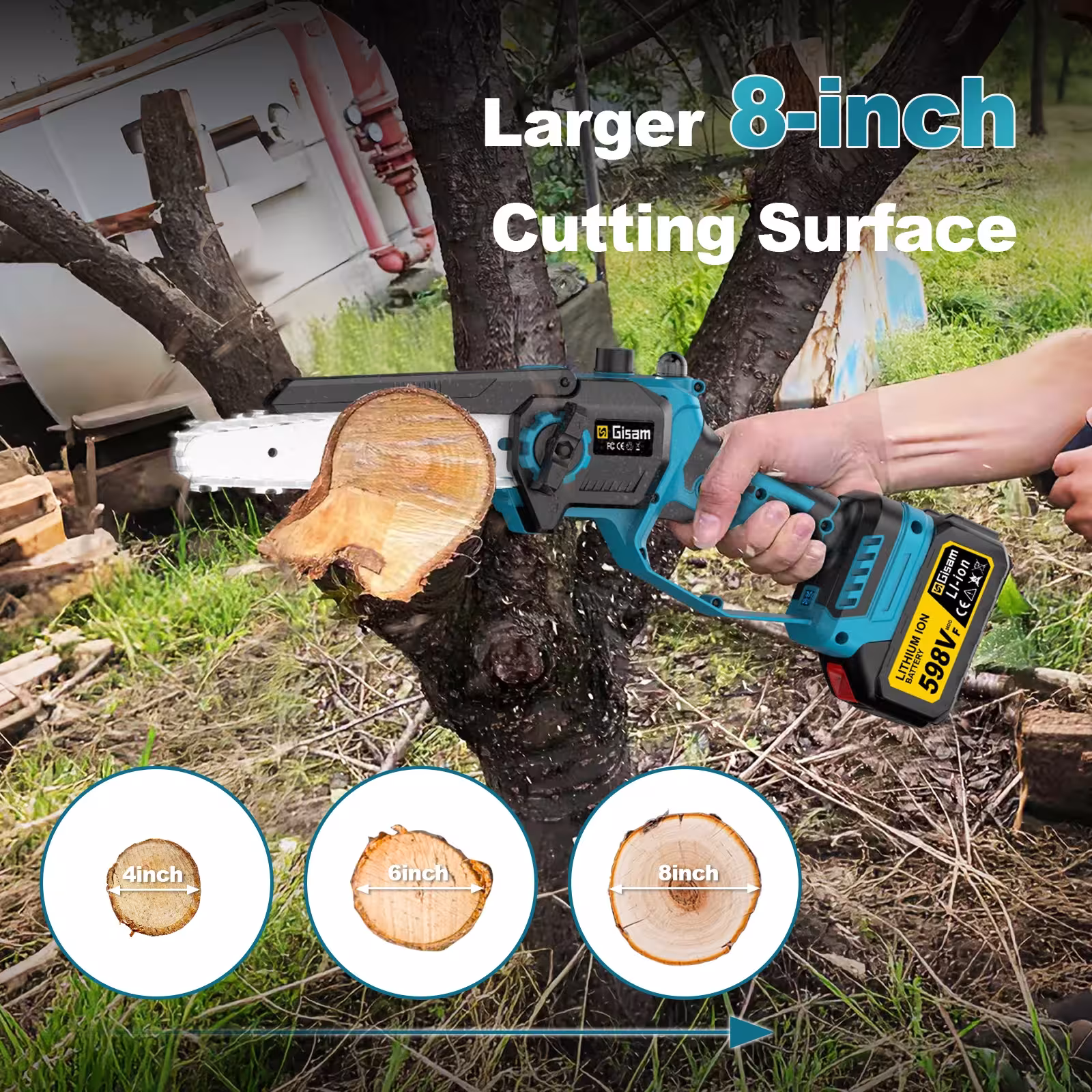 telescopic electric chainsaw