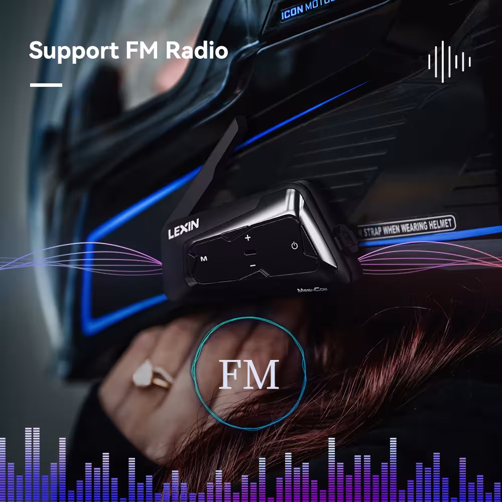 motorcycle intercom helmet