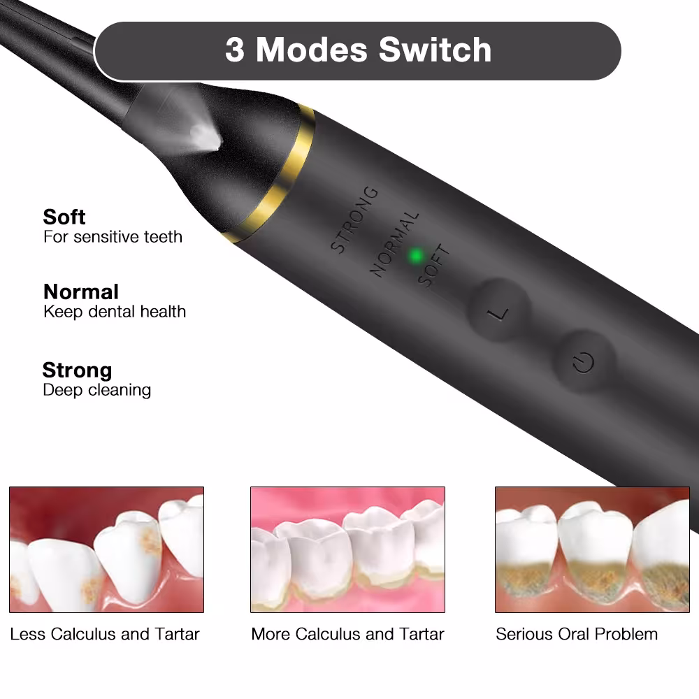 brosse à dents électrique à ultrasons LED