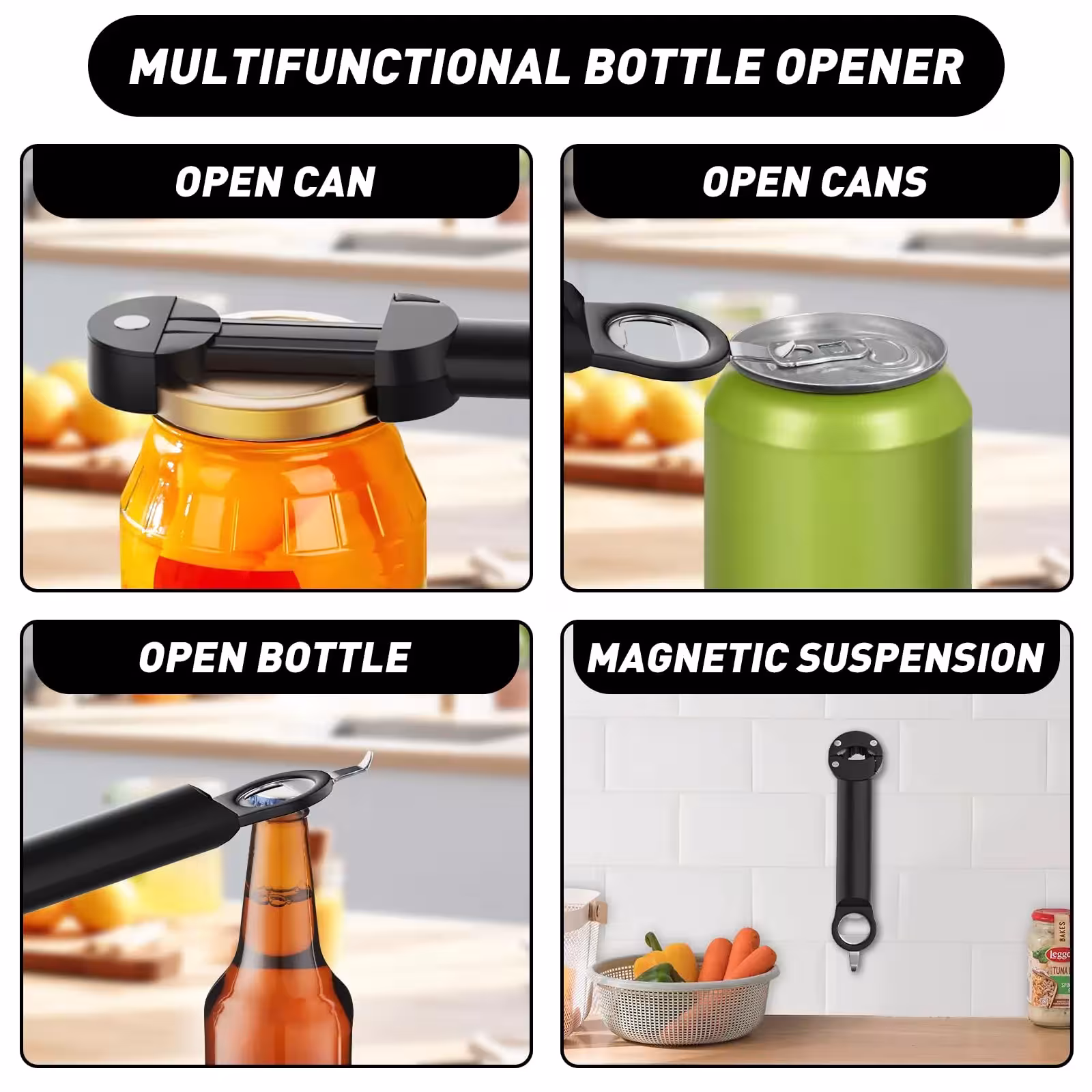stainless steel bottle opener