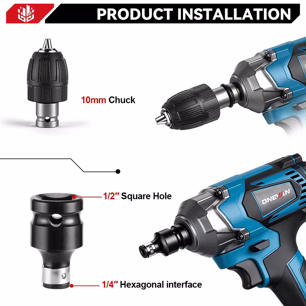 llave de impacto eléctrica de 1200Nm