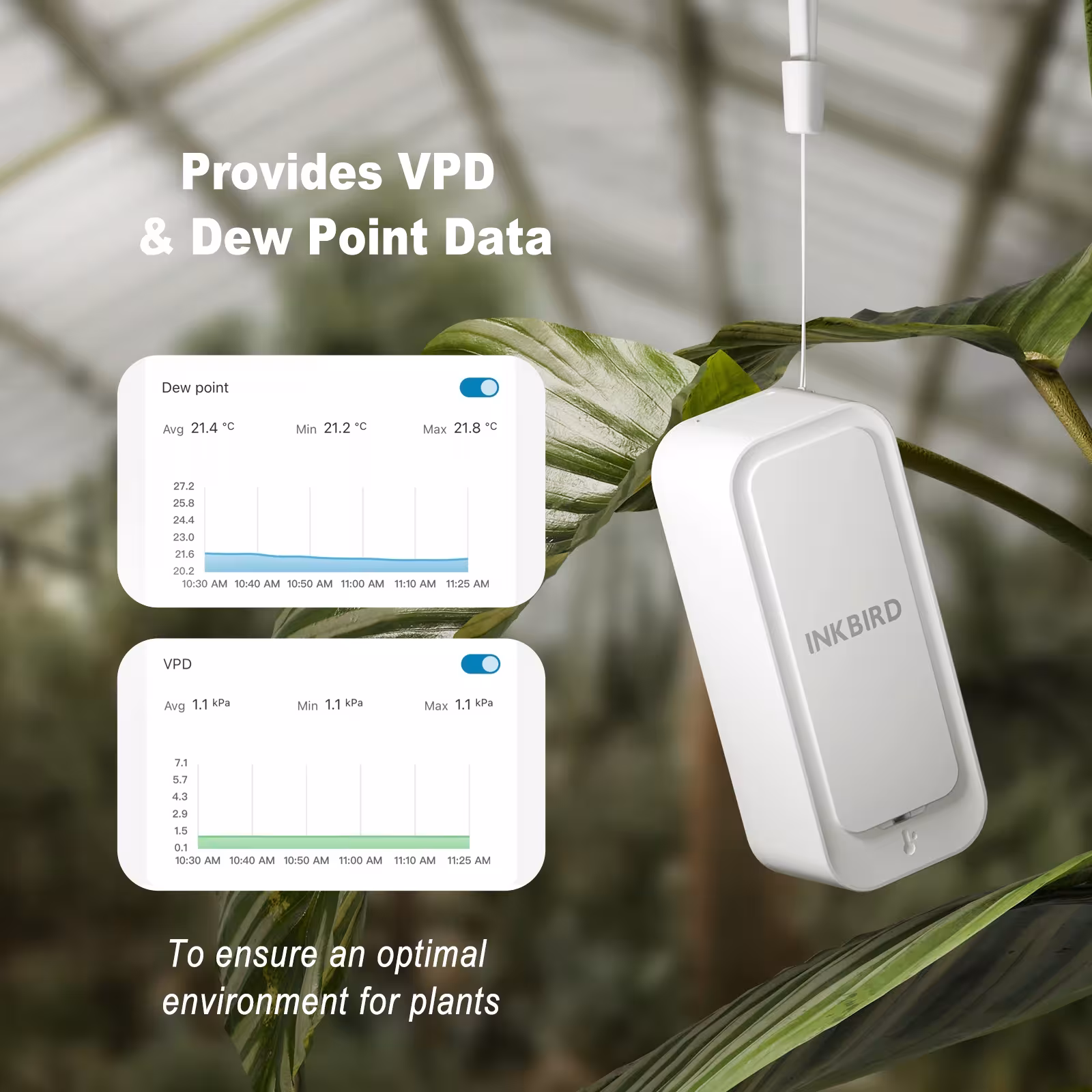 Thermomètre et hygromètre Bluetooth