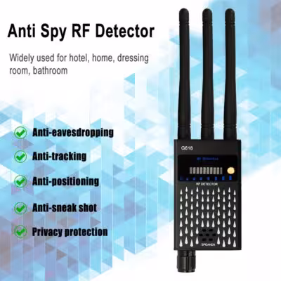 Rilevatore di segnale GSM GPS RF a frequenza radio professionale a tre antenne