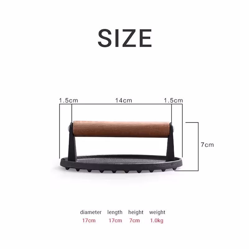 meat pressing tool for grilling