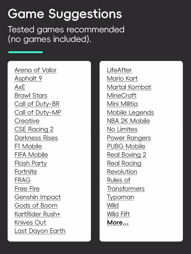 bevielis žaidimo valdiklis Android