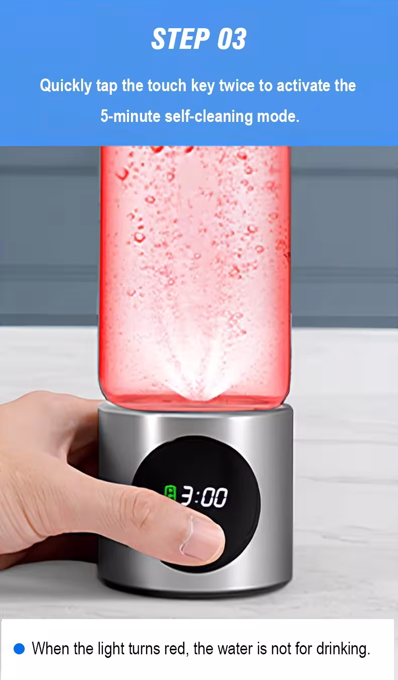 generador de agua con hidrógeno