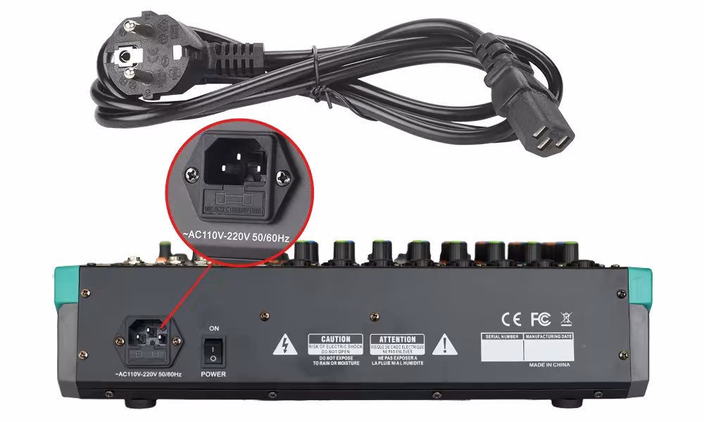 mixeur audio avec Bluetooth
