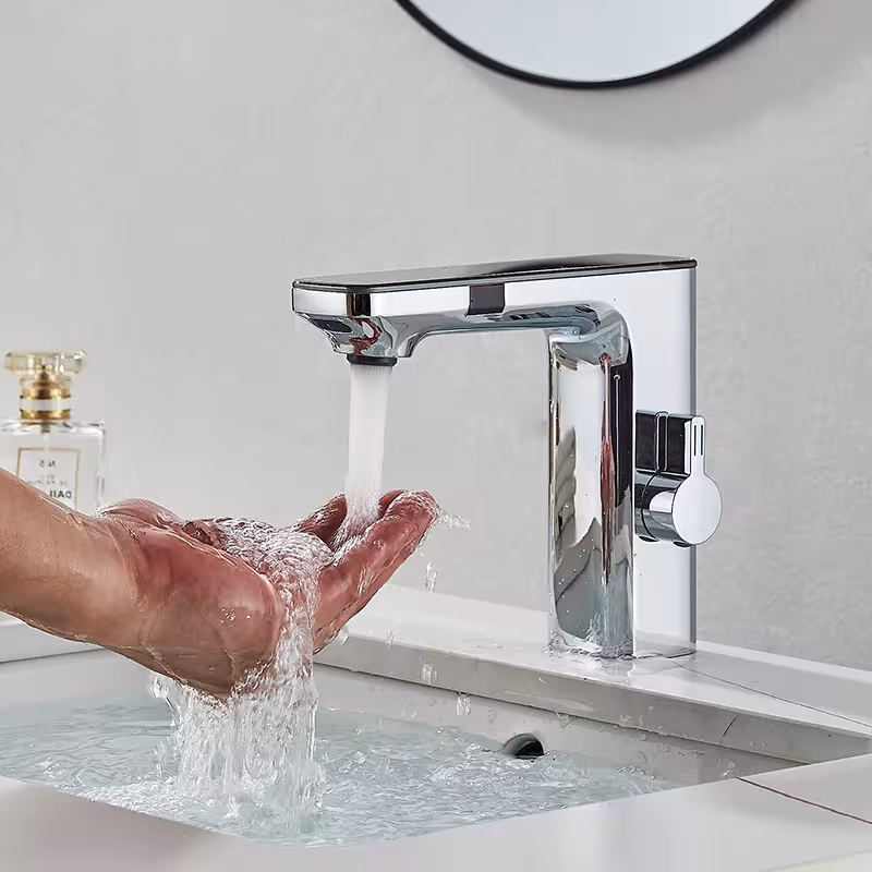 sensore del rubinetto del bagno intelligente