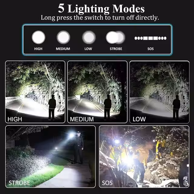 Linterna LED táctica