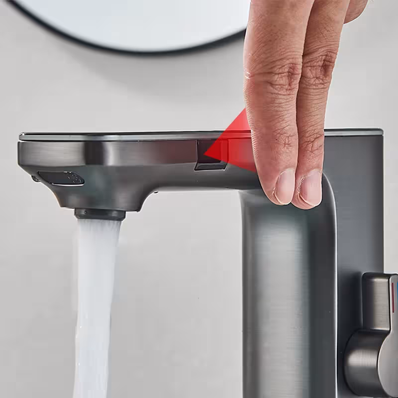 sensore del rubinetto del bagno intelligente