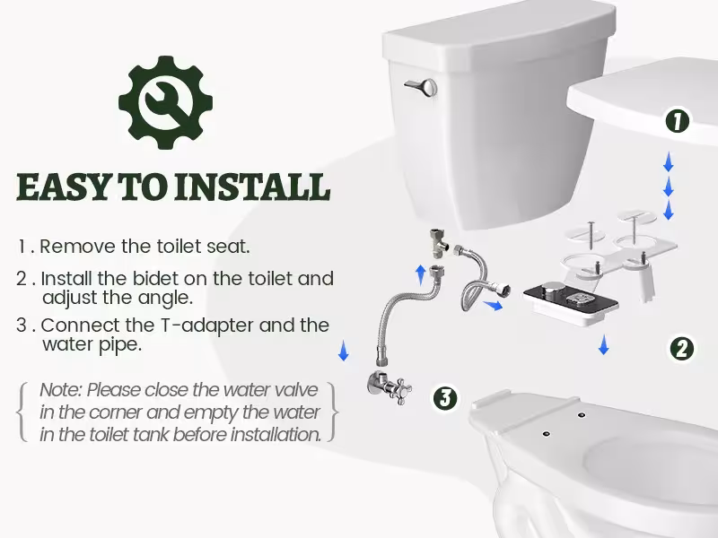 bidet tualeto sėdynė