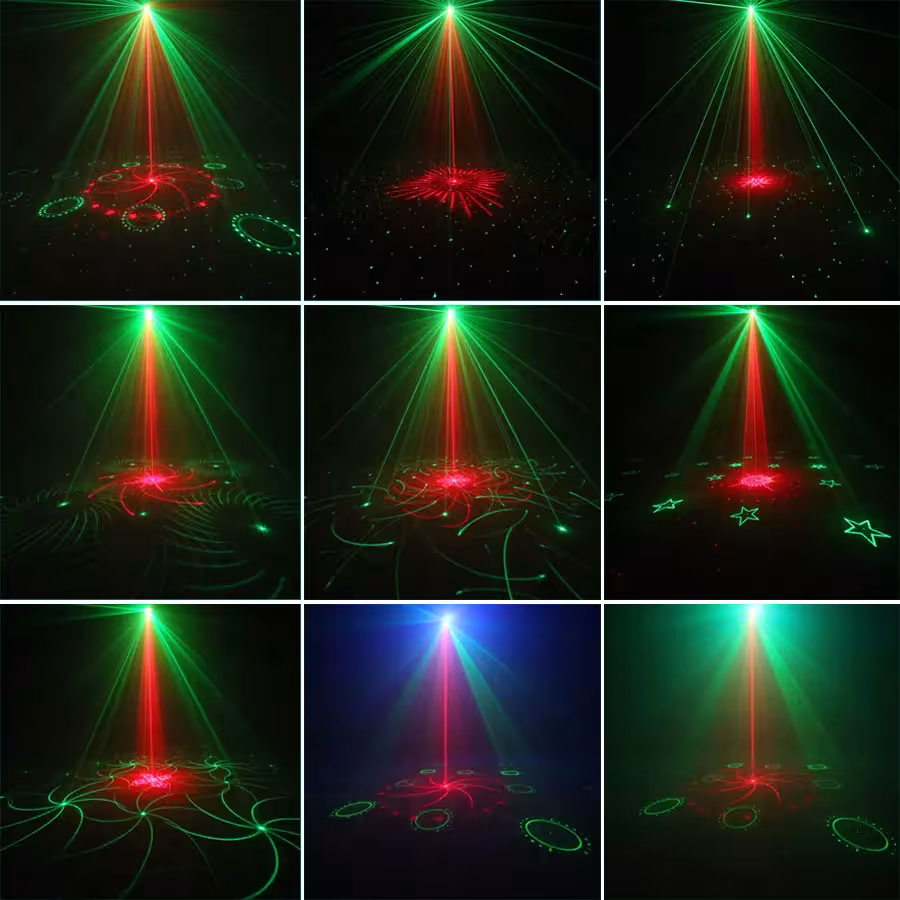 laser disco light projector