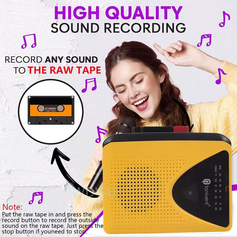 lecteur de cassette portable