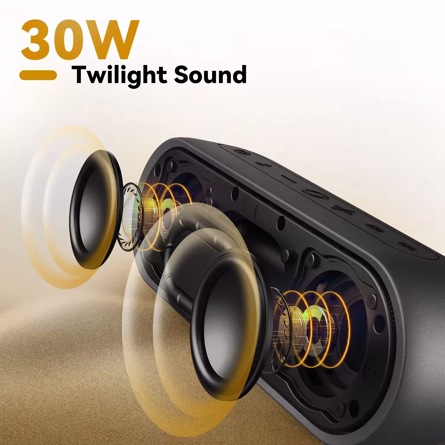 TRIBIT XSound Plus 2 nešiojamasis Bluetooth garsiakalbis 30W su IPX7 vandeniui atsparumu ir 24 val. baterija