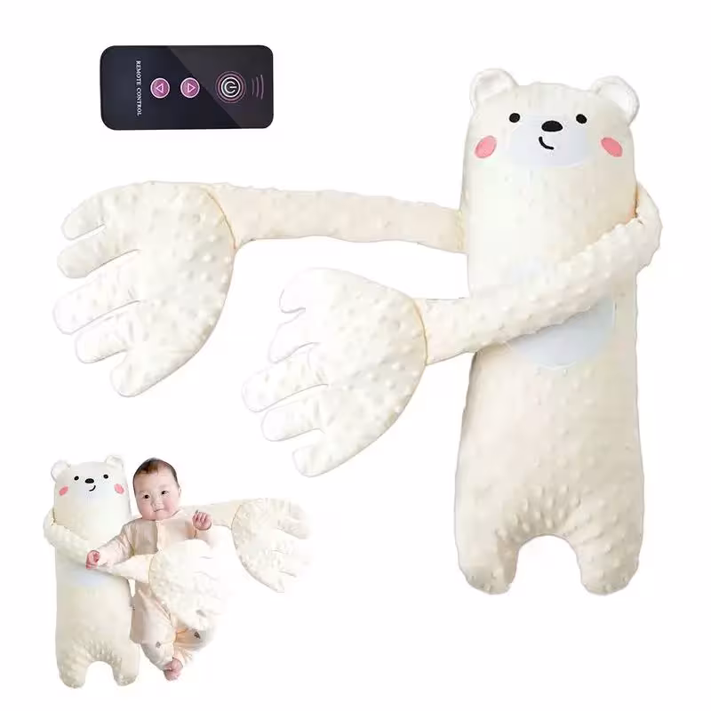 Télécommande électrique lit bébé jouet chien forme peluche