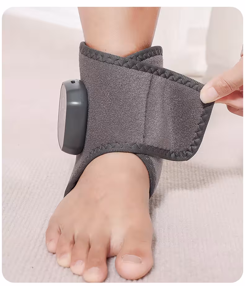 massage de chauffage pour cheville