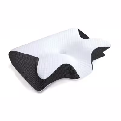 Sonno Memoria Grigio Butterfly supporto collo cuscino con testa di memoria
