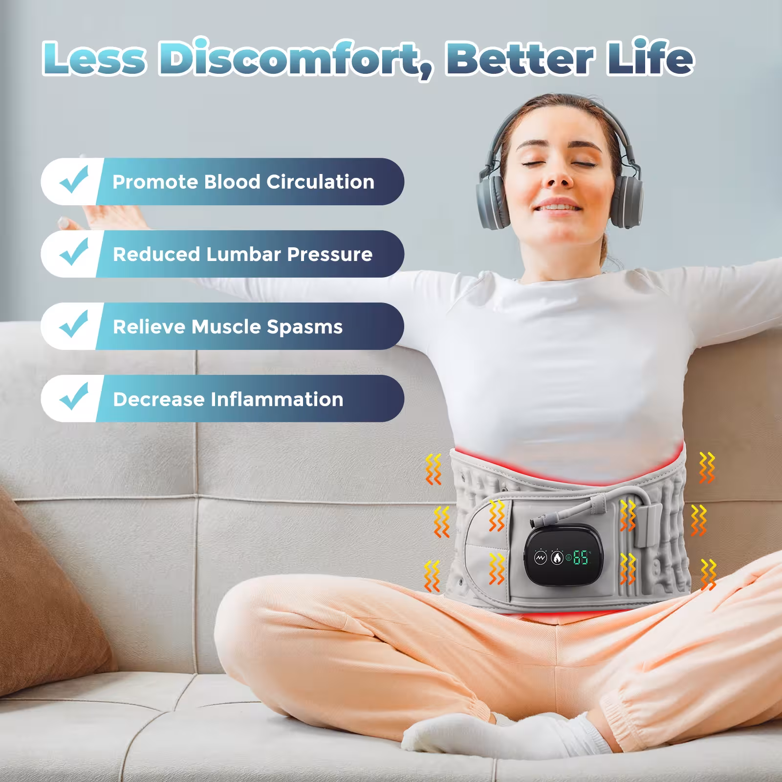 heating massage belt