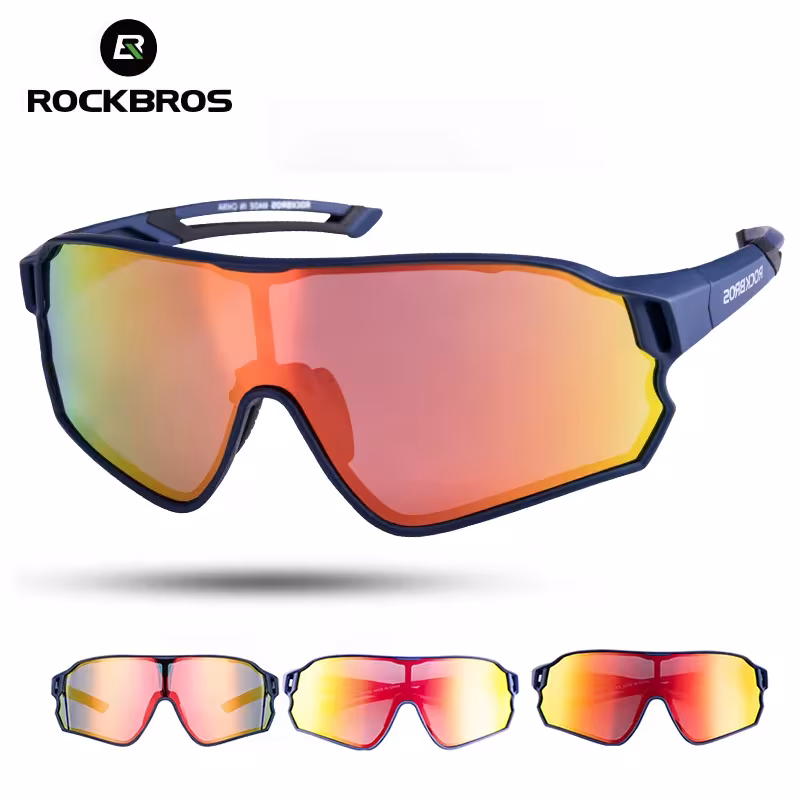 Occhiali da ciclismo ROCKBROS MTB Road Polarizzati con protezione UV400