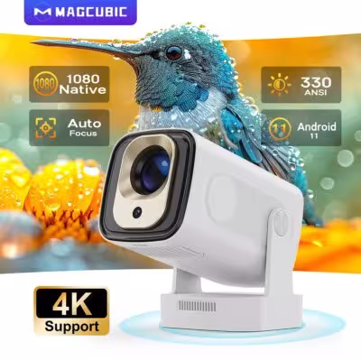Proyector Magcubic HY310 Android 11, 4K, 1080P, enfoque automático, 330 ANSI