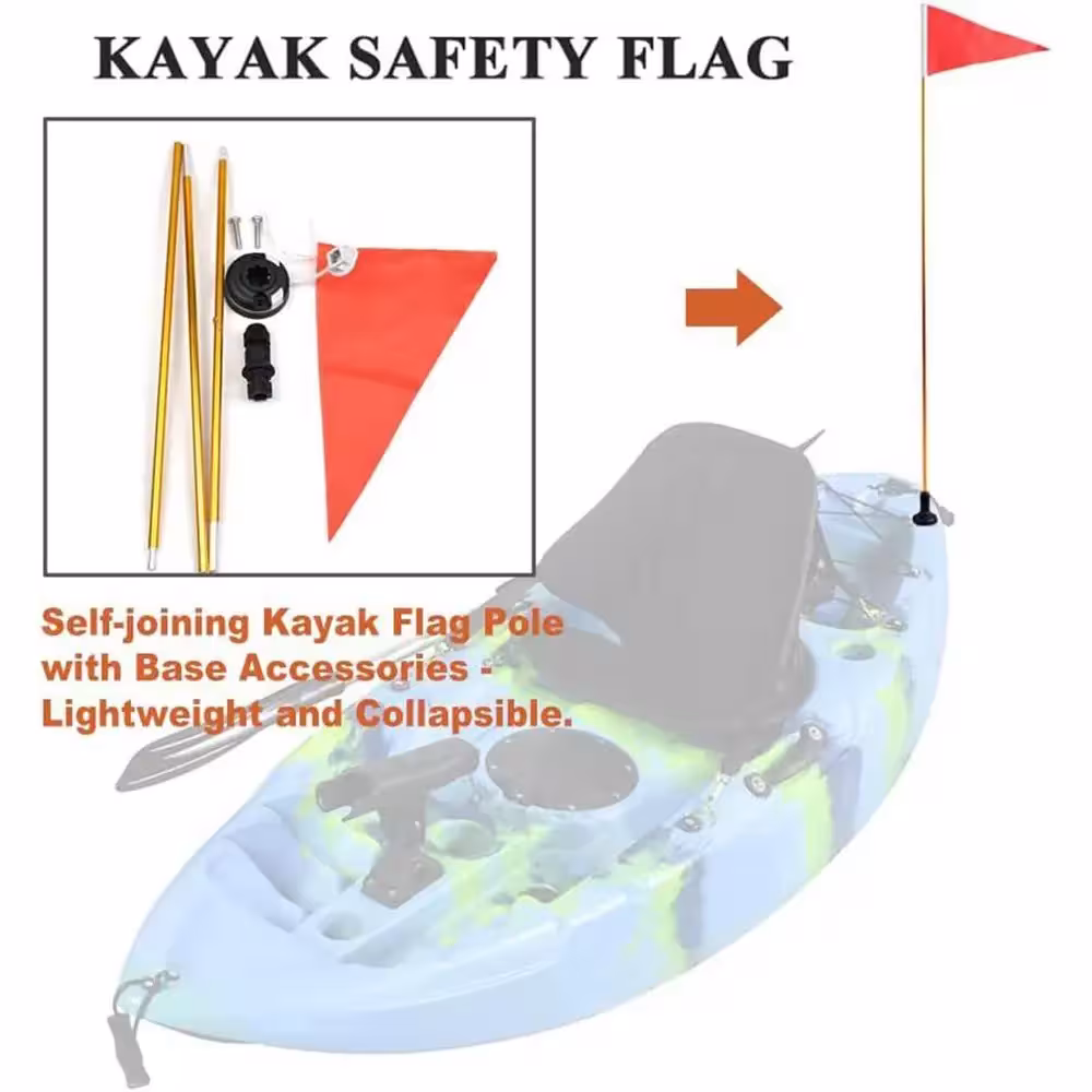 drapeau de sécurité pour kayak